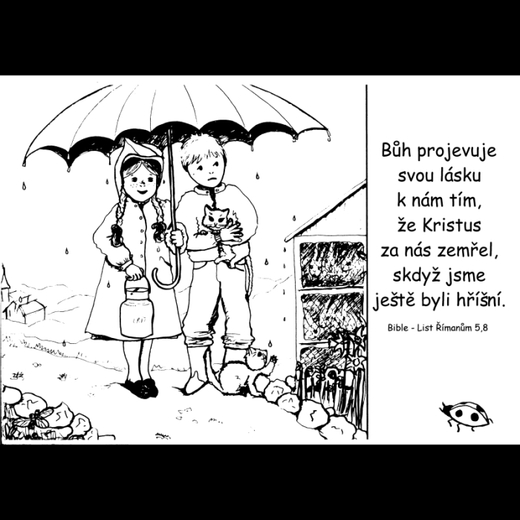 Pohled omalovánky 11*